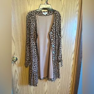 Cheetah dress / duster